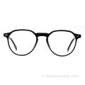 Vintage Round Dames Designer Eco Acétate Optical Cadre